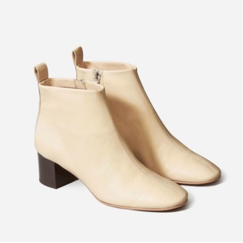 Everlane The Day Boot - Ecru Size 7.5